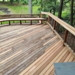 Wooden deck