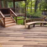 Wooden deck