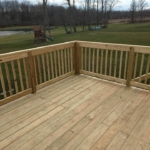 Wooden deck