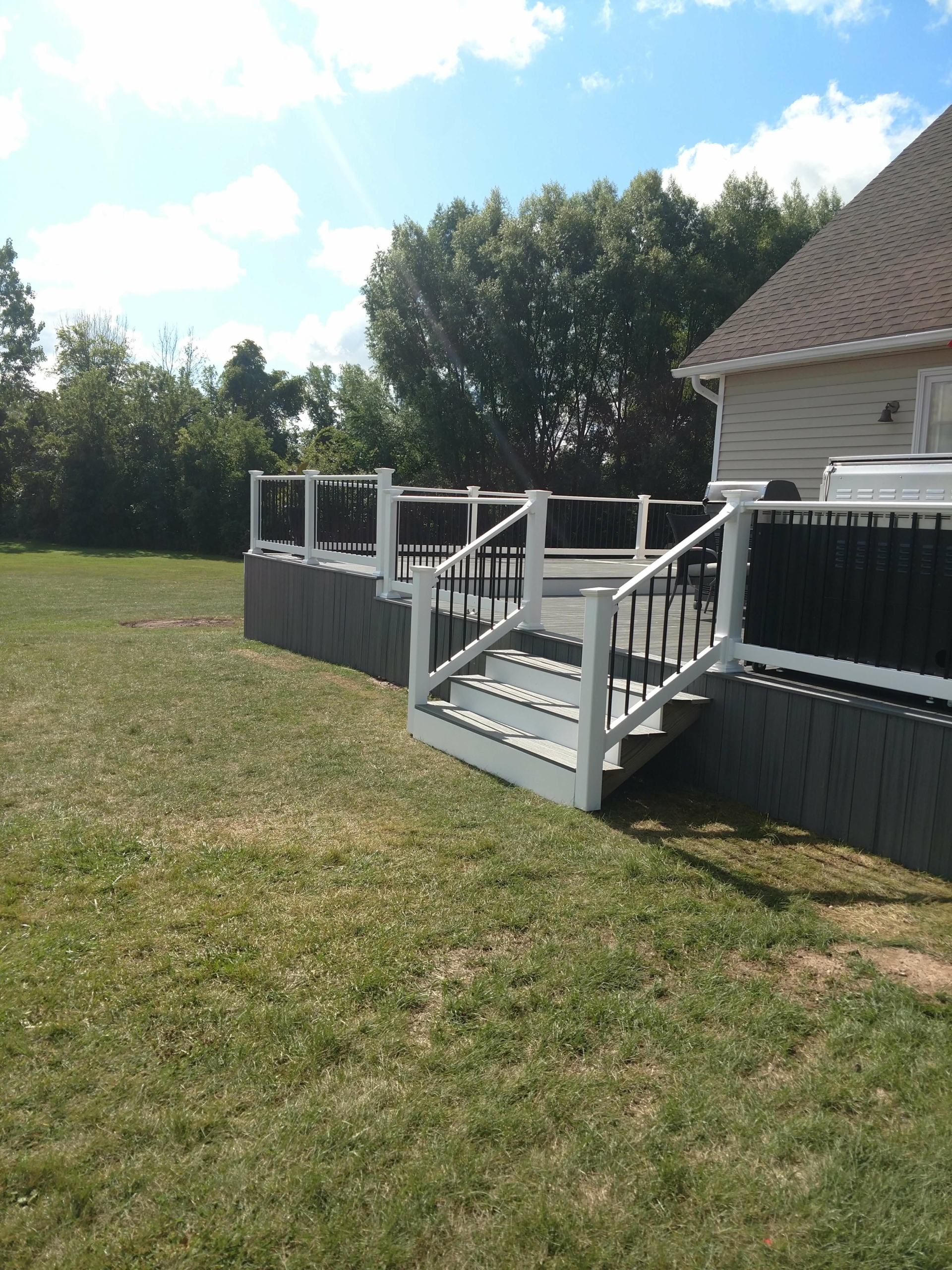 Back yard deck